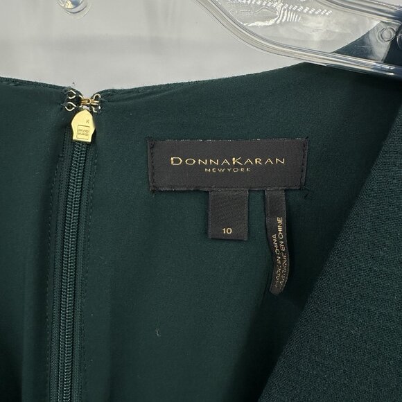 dress shift sheath long sleeve career business green 10 - Picture 7 of 7